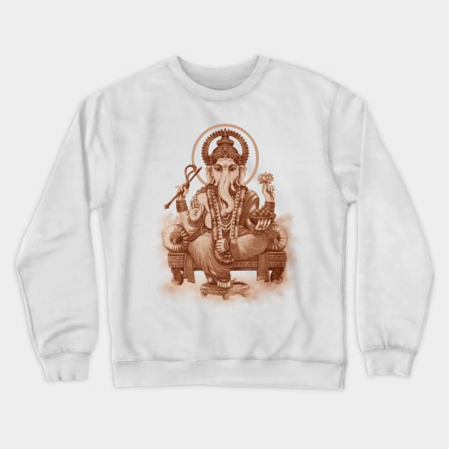 Ganesh the Remover of all obstacles Crewneck Sweatshirt by svahha